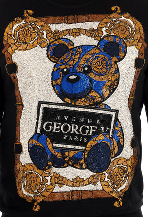 GEORGE V GV2324 Crewneck Baroque Bear  Designers Closet