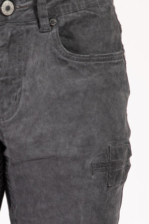 SERENEDE IRON-1 "Iron" Cargo Jeans  Designers Closet