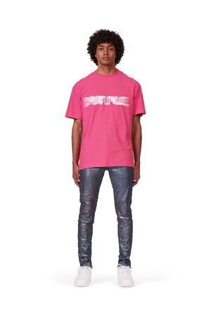 PURPLE BRAND P001-RWIP322 P001 Low Rise Skinny Jean Raw Indigo Prism  Designers Closet