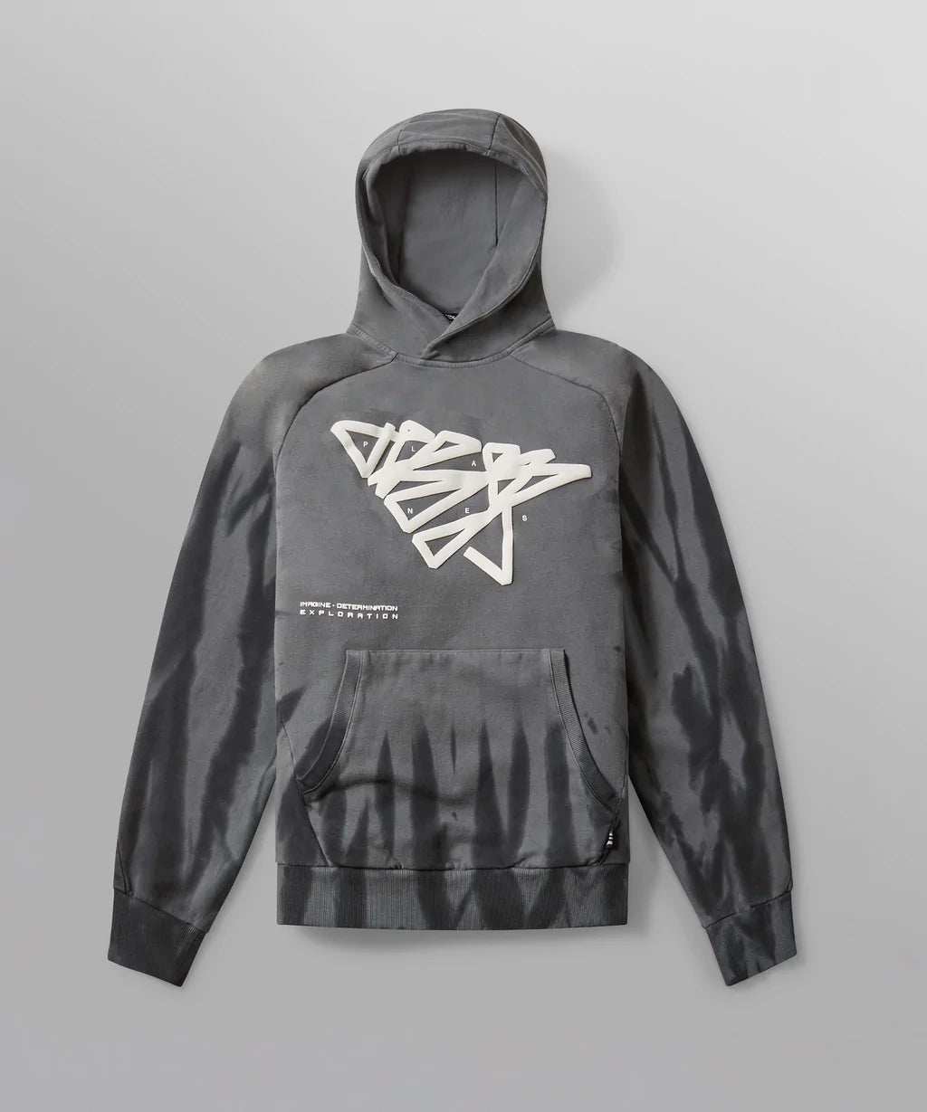 Lime green and clearance black tie dye hoodie