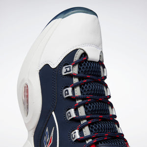 REEBOK H01281 Question Mid Navy/White/Red  Designers Closet