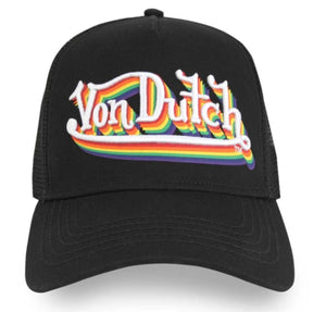 VON DUTCH VDHT2151 Rainbow Trucker Hat  Designers Closet
