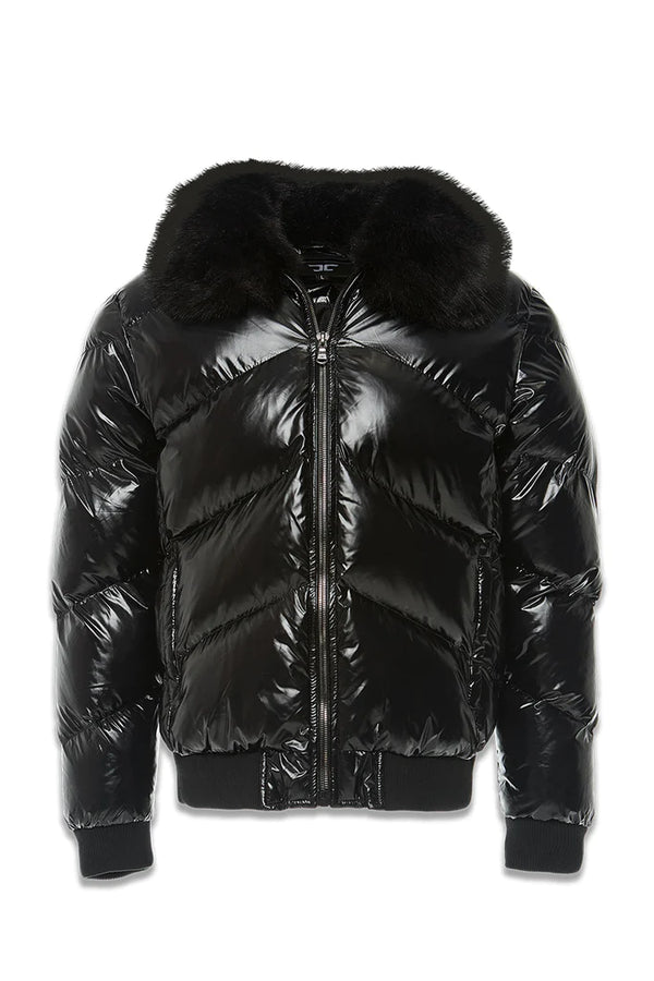 JORDAN CRAIG 91582 Solid Color Puffer Jacket BLACK / S Designers Closet