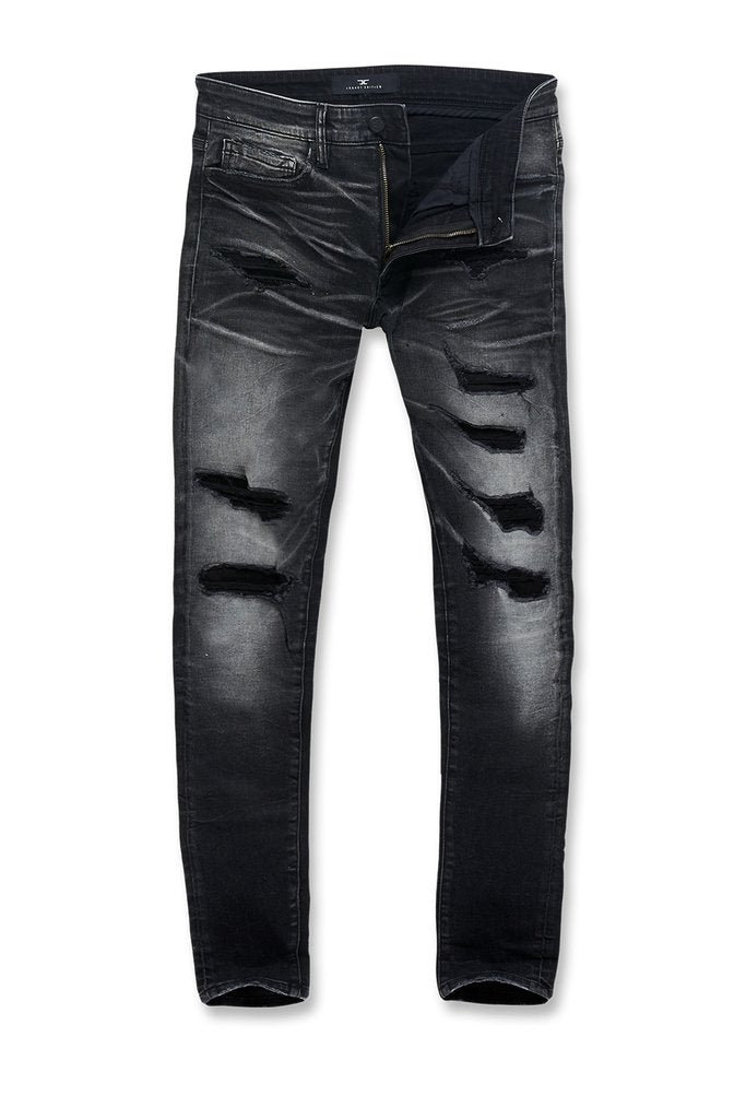 Jordan Craig Jeans Mens 34x30 Straight Fit Black Outlet