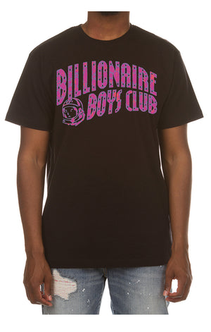 Billionaire Boys Club 821-7201 BB Cracked Arch SS Tee BLK / 3X Designers Closet